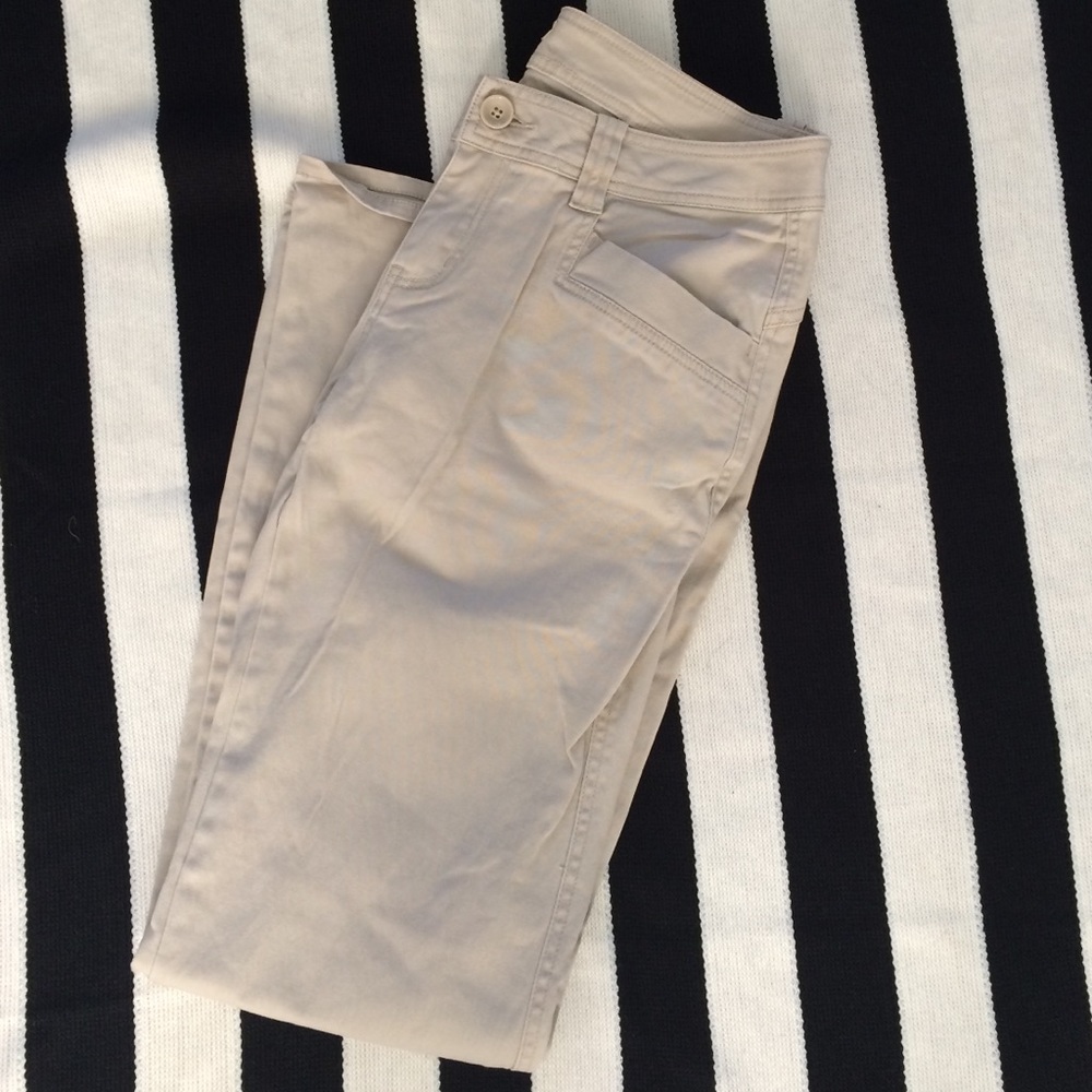 Stretch khaki pants